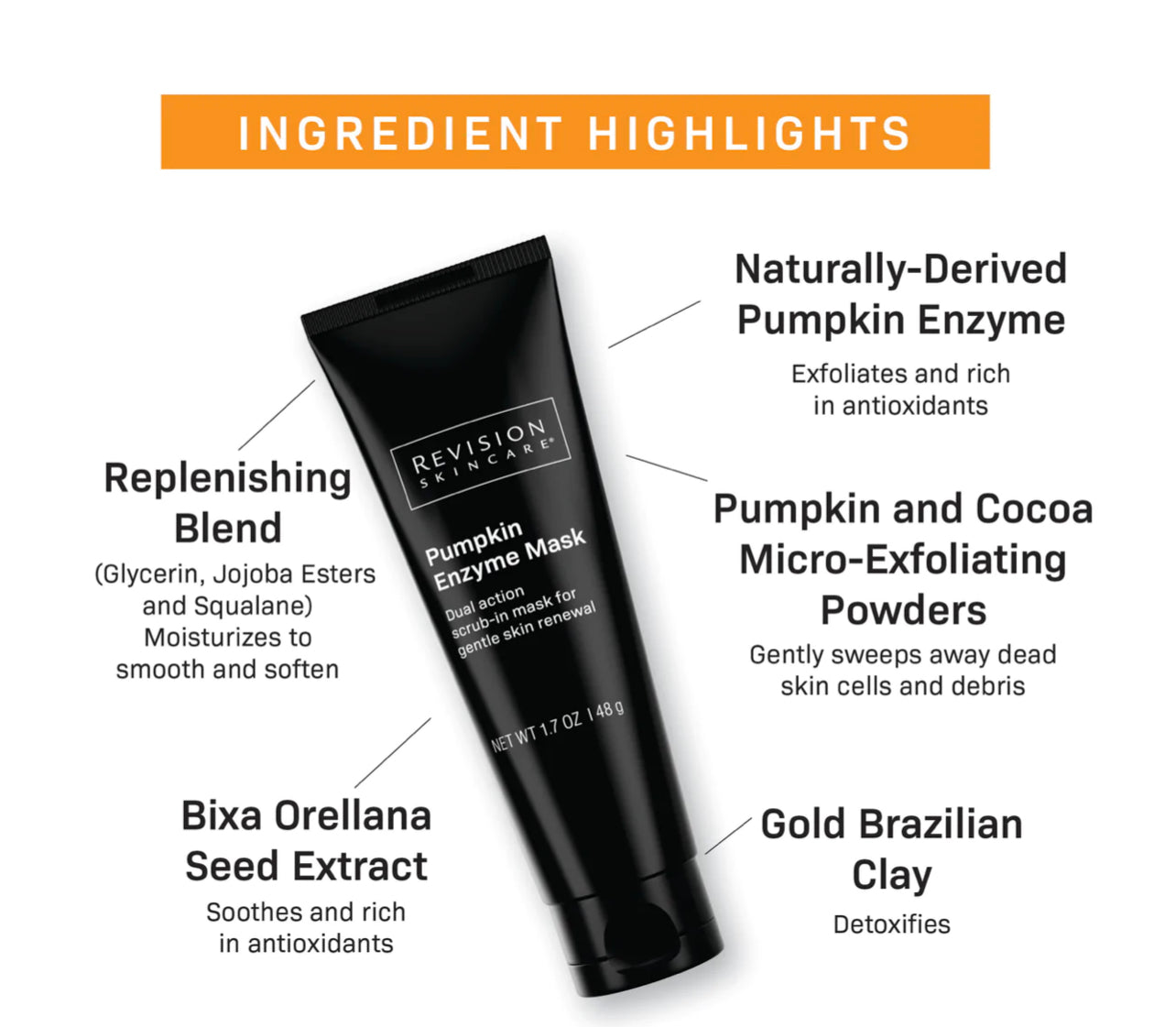 Revision Skincare Pumpkin Enzyme Mask-1.7oz.